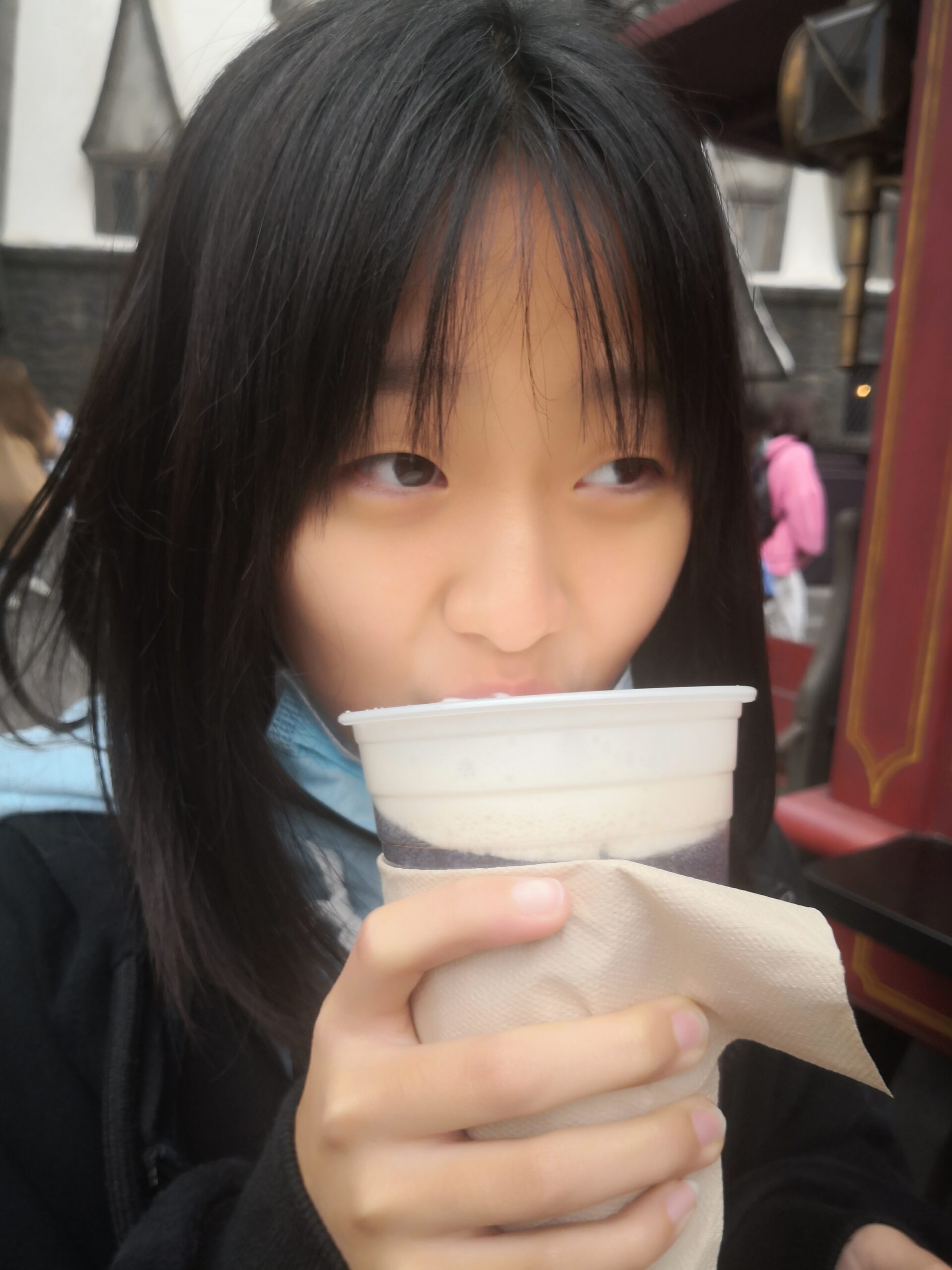 Taking a sip